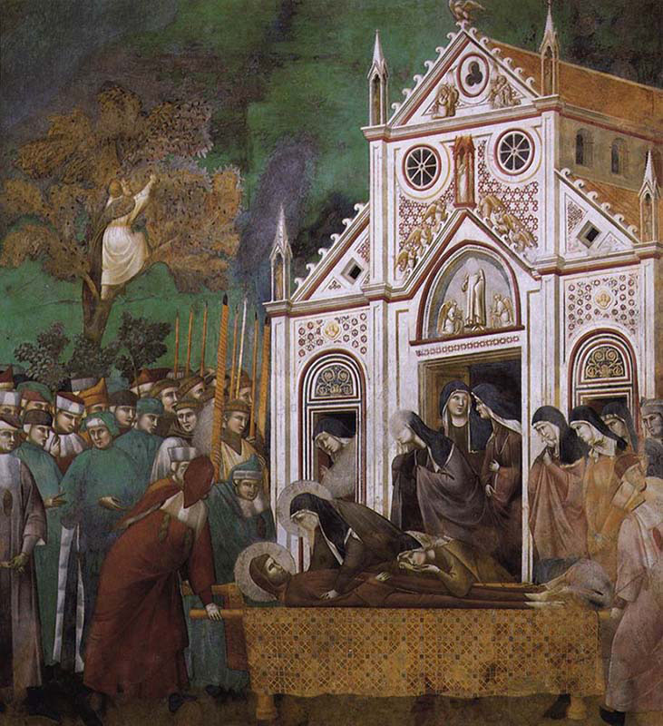 Twenty-Three-Saint Francis Mourned by Saint Clare 